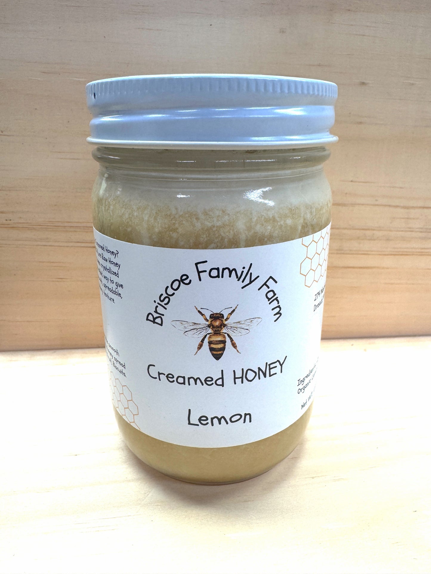 Lemon Creamed Honey 1lb/454gr