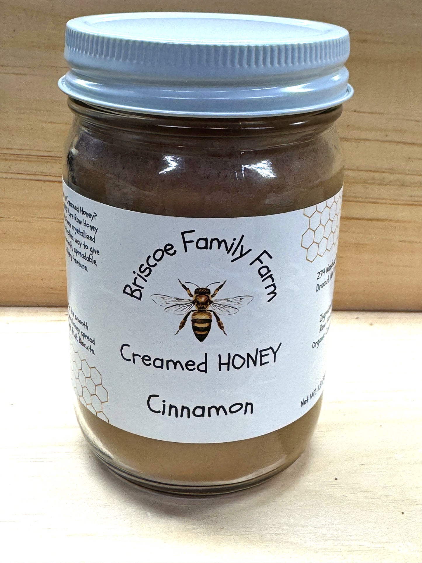 Cinnamon Creamed Honey 1lb/454gr
